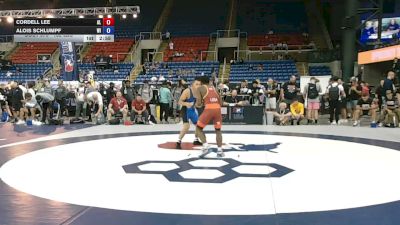 132 lbs Cons. Rd Of 64 - Cordell Lee, Alabama vs Alois Schlumpf, Wisconsin