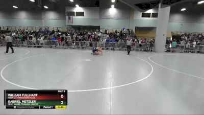 144 lbs Champ. Round 3 - William Fullhart, Iowa City Wrestling Club vs Gabriel Metzler, Team Nazar Training Center