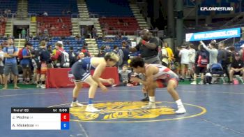 138 lbs Rnd Of 128 - Josh Medina, California vs Adam Mickelson, Minnesota