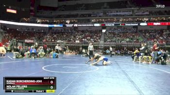 3A-150 lbs Champ. Round 2 - Kadan Borcherding-Johnson, Norwalk vs Nolan Fellers, Bondurant-Farrar