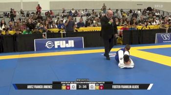 Foster Franklin Alkek vs Aritz Franco Jimenez 2026 IBJJF Jiu-Jitsu CON International