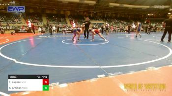 120 lbs 3rd Place - Ember Zupanc, Marshfield Youth Wrestling vs Arianna Antillon, Pomona Elite