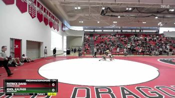 174 lbs Champ. Round 1 - Patrick David, Oswego State vs Khol Kalfass, Brockport