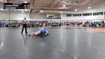 140 lbs Cons. Round 6 - Kaley Murphy, Fowlerville (Girls) vs Clarissa Hoskins, Clermont Northeastern High School