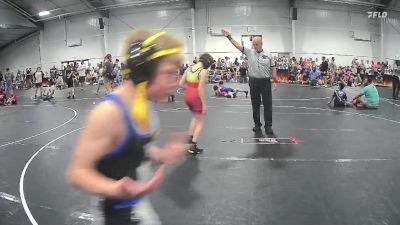 84 lbs Round 4 (6 Team) - Mason Steinhauser, Level Up Wrestling Club vs Reece Fish, Cartel