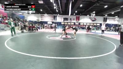 150 lbs Cons. Round 3 - Hayden Sanchez, Troy vs Aiden Estrada, West Covina