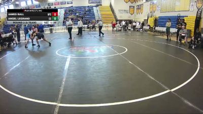 144 lbs Round 3 (8 Team) - Angel Legrand, Cypress Creek vs James Ball, Naperville Central