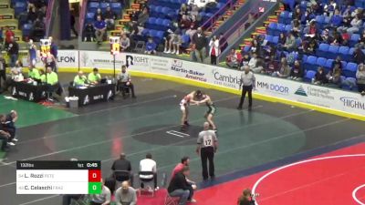 132 lbs Consi Of 32 #1 - Luciano Rozzi, Peters Twp. vs Chase Celaschi, Frazier