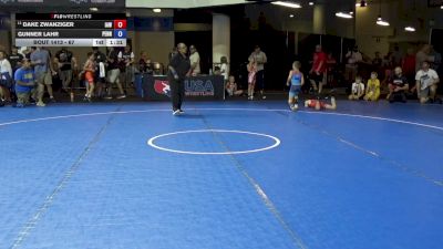 67 lbs Champ. Rd Of 32 - Dake Zwanziger, Immortal Athletics WC vs Gunner Lahr, Pennsylvania