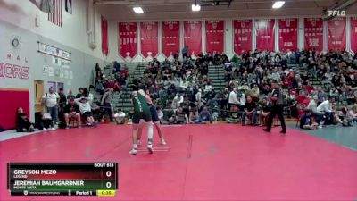 157 lbs Cons. Round 5 - Greyson Mezo, Legend vs Jeremiah Baumgardner, Monte Vista