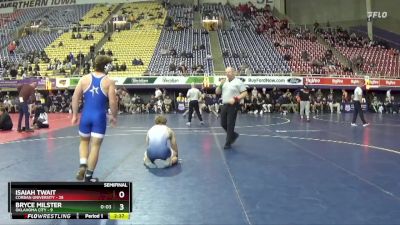 184 lbs Semis (4 Team) - Isaiah Twait, Corban University vs Bryce Milster, Oklahoma City