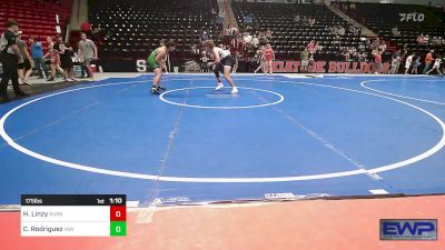 175 lbs Rr Rnd 1 - Hunter Linzy, HURRICANE WRESTLING ACADEMY vs Christian Rodriguez, Van Buren Matdawgs