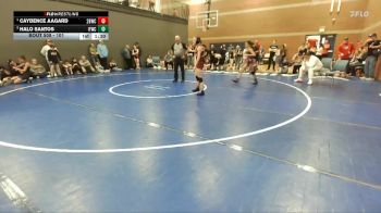101 lbs Round 1 - Caydence Aagard, 208 Badgers Wrestling Club vs Halo Santos, Idaho Falls Wrestling Club