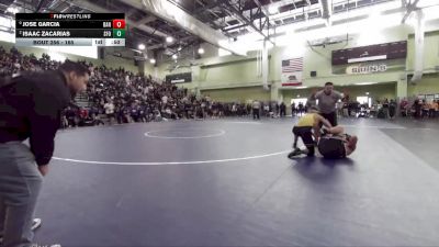 165 lbs Cons. Round 2 - Isaac Zacarias, SAN FERNANDO vs Jose Garcia, BANNING