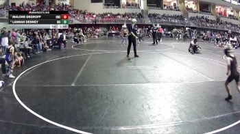 49-51 lbs Cons. Round 1 - Lannah Denney, Niobrara/Verdigre vs Malone DeGroff, Ord Wresting Club