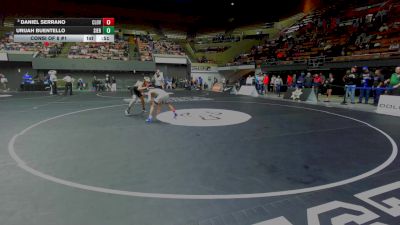 106 lbs Consi Of 8 #1 - Daniel Serrano, Clovis East vs Urijah Buentello, Sierra Pacific
