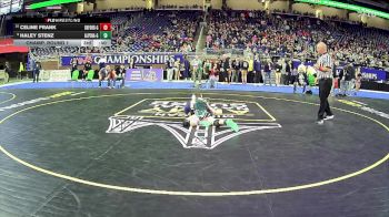 Girls-110 lbs Champ. Round 1 - Shai Curtiss, Shepherd Hs Girls vs Lana Sheehan, Grayling Hs Girls