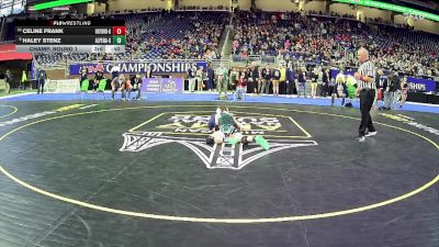 Girls-110 lbs Champ. Round 1 - Shai Curtiss, Shepherd Hs Girls vs Lana Sheehan, Grayling Hs Girls