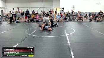 48 lbs Cons. Semi - Connor Peat, Shore Thing Wrestling Club vs Gunner Kowalski, AWA