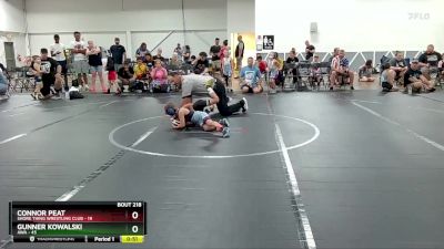 48 lbs Cons. Semi - Connor Peat, Shore Thing Wrestling Club vs Gunner Kowalski, AWA