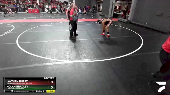 140 lbs Cons. Semi - Laythan Hurst, Kaukauna Grappling Ghosts vs Nolan ...