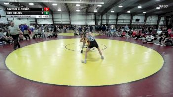 120 lbs Round 7 (8 Team) - Drayger Cloward, Uintah vs Kirk Nielsen, Box Elder