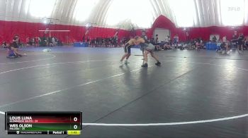 215 lbs Round 2 (6 Team) - Wes Olson, Pulaski vs Louis Luna, Glenbrook South