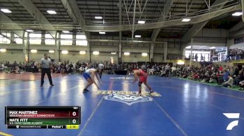 141 lbs Semifinal - Nate Fitt, U.S. Coast Guard Academy vs Max Martinez, Wesleyan University (Connecticut)