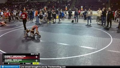 63 lbs Cons. Semi - Gabriel Mercado, Duran Wrestling Club vs Everett Brewington, Black Fox Wrestling Academy