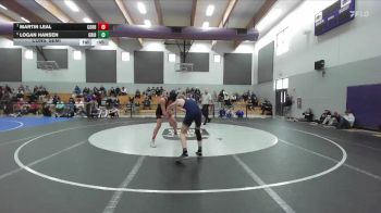 Boys 146 lbs Cons. Semi - Logan Hansen, Gridley Boys vs Martin Leal, Corning Boys