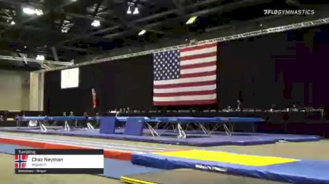Chaz Neyman - Tumbling, Wasatch - 2021 USA Gymnastics Championships
