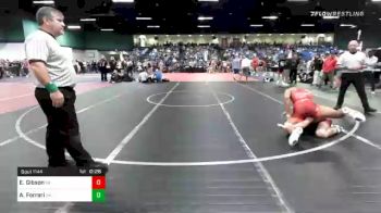 152 lbs Consolation - Erik Gibson, PA vs Angelo Ferrari, OK