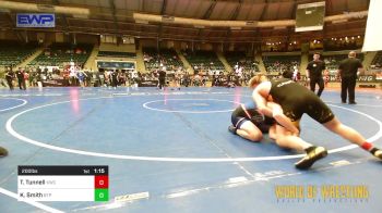200 lbs 2nd Place - Trey Tunnell, Keystone Wrestling Club vs Kaleb Smith, Tulsa Blue T Panthers