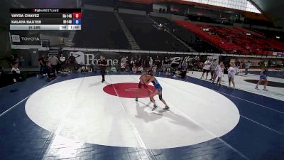 81 lbs Vayda Chavez, California 14U Girls vs Kalaya Baxter, Idaho 14U Girls
