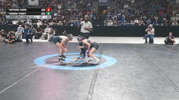 Girls 115 lbs 1st Place Match - Aneira Yaney, La Cueva vs Autiana Caro, Las Cruces