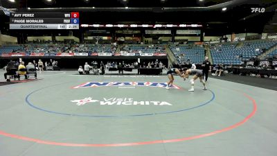110 lbs Quarterfinal - Paige Morales, University Of Providence vs Avy Perez, William Penn