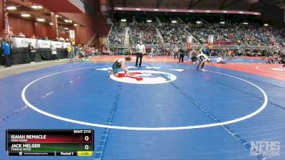 2A-144 lbs Cons. Round 1 - Isaiah Remacle, Wind River vs Jack Melger, Tongue River