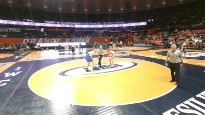 1A 150 lbs Champ. Round 1 - Tanner Hansen, Johnsburg vs Dade Kleinik, Vandalia