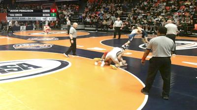 2A 120 lbs Semifinal - Jaxon Ferguson, Chatham (Glenwood) vs Kai Enos, Batavia