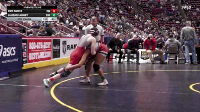 148 lbs 5th Place - Eve Kurtz, Pine Grove-G vs Jahzari Abney, Dover-G