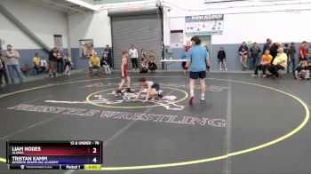 78 lbs Quarterfinal - Liam Nodes, Alaska vs Tristan Kamm, Interior Grappling Academy