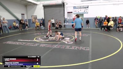 78 lbs Quarterfinal - Liam Nodes, Alaska vs Tristan Kamm, Interior Grappling Academy