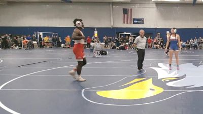 141 lbs Consi Of 16 #1 - Malcolm Chrispin, Bridgewater vs Vivi Christopoulos, Coast Guard