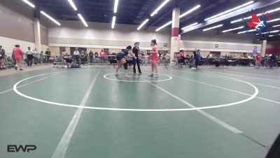 155 lbs Quarterfinal - Hallie Harp, Militia Trained Mat Club vs London Rolen, FM Wrestling Club