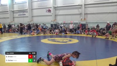 62 lbs Round 2 - Gwen Gross, Badger Girls Elite vs Zoey Eicher, Phoenix W.C.