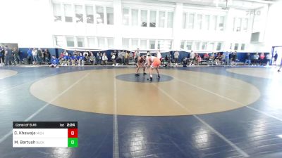 184 lbs Consi Of 8 #1 - Codei Khawaja, Michigan vs Michael Bartush, Bucknell