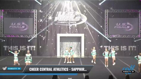 Cheer Central Athletics - Sapphires [2021 L1.1 Youth - PREP - D2 Day 1] 2021 The U.S. Finals: Sevierville