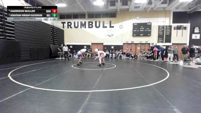 165 lbs Quarterfinal - Harrison Muller, Danbury vs Jonathan Wright-goodison, Hall
