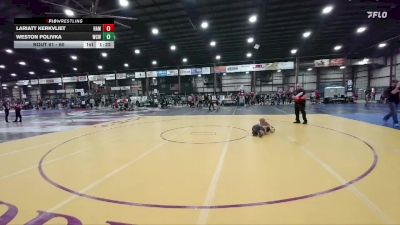 60 lbs Champ. Round 1 - Lariatt Kerkvliet, Hamlin-Castlewood vs Weston Polivka, Watford City Wolves