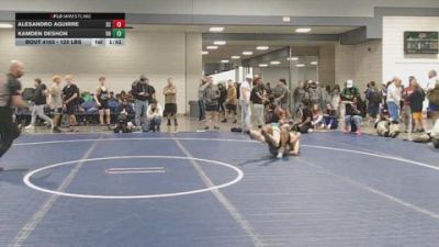 120 lbs Consi Of 128 #2 - Alesandro Aguirre, SC vs Kamden DeShon, OH